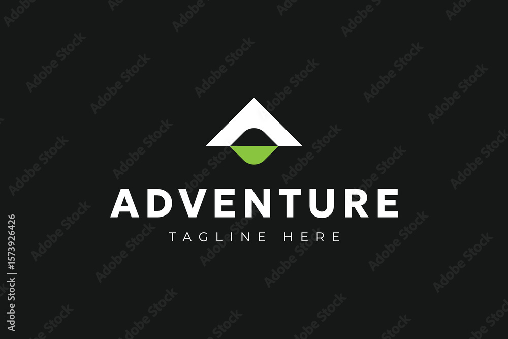 Creative Illustration landscape Simple Mountain Logo Design Vector Creative Illustration landscape Simple Mountain Logo Design Vector
