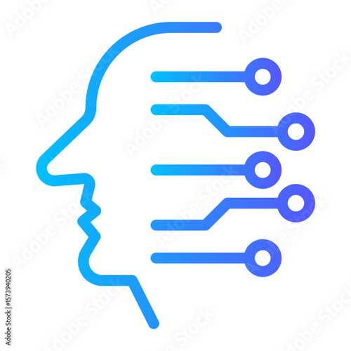 Human ai interaction icon
