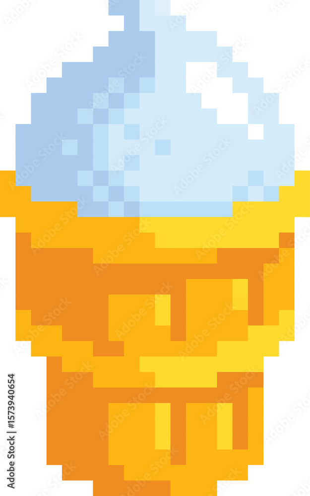 Fototapeta premium Pixel ice cream