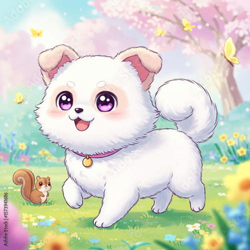 Cute Anime Dog