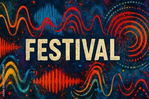 grunge music background