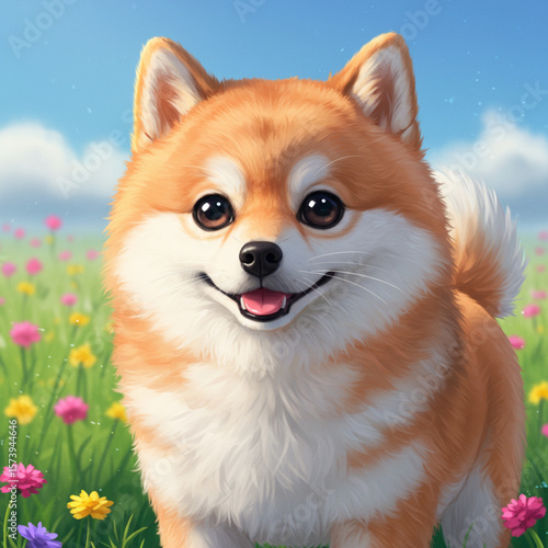 Cute Anime Dog