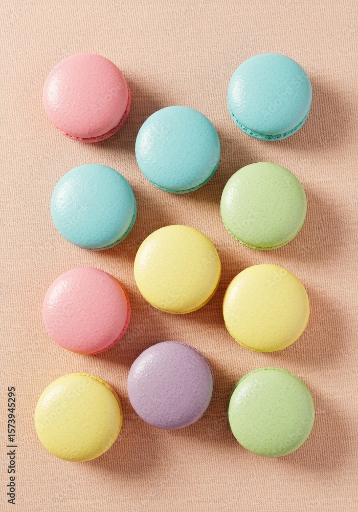 Colorful Macarons A Delightful Pastel Treat Colorful Macarons A Delightful Pastel Treat