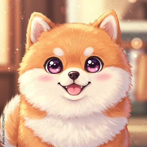 Cute Anime Dog