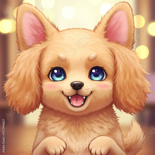 Cute Anime Dog