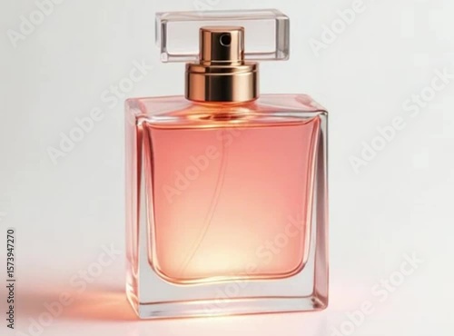 perfume bottle isolated on white