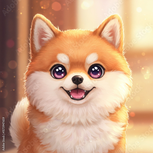 Cute Anime Dog