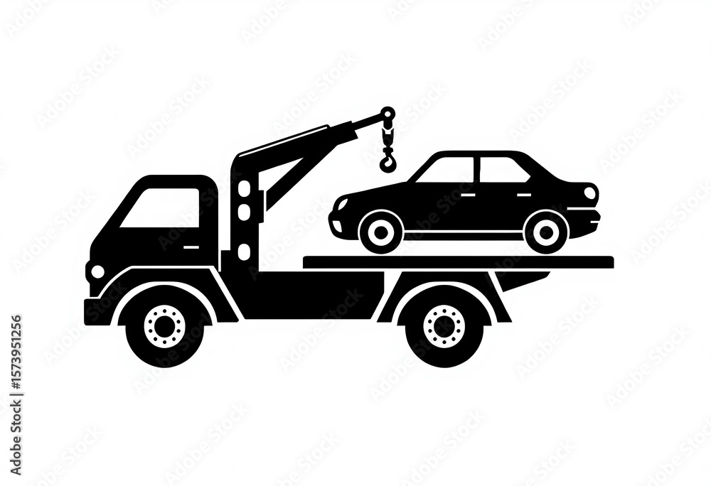 Fototapeta premium Tow truck
