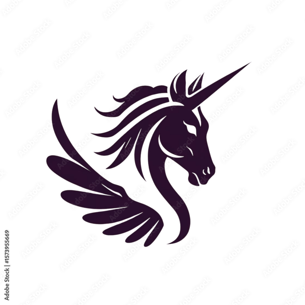 Obraz premium vector image of an abstract horse