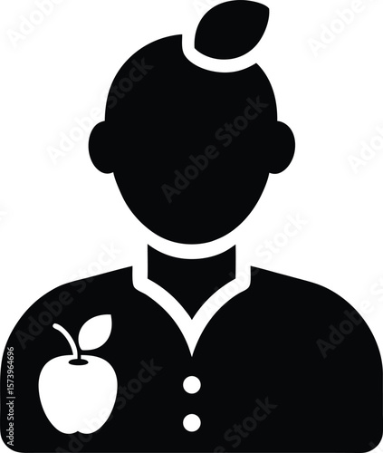 Nutritionist male icon vector