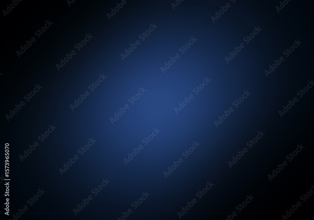 Obraz premium Mysterious blue gradient blur, deep and inviting, suitable for tech and corporate themes.