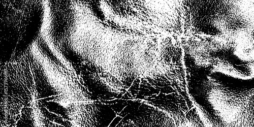Aged leather texture with fine wrinkles for grunge overlay design