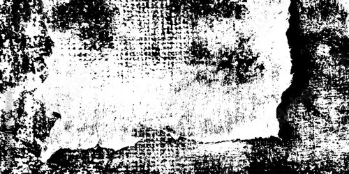 Aged darkened vellum with torn border and textured grunge overlay