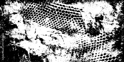 Beaten copper sheet texture with embossed dimples for grunge background effects
