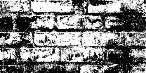 Grunge brick texture with exposed aggregate for distressed design and overlay effect