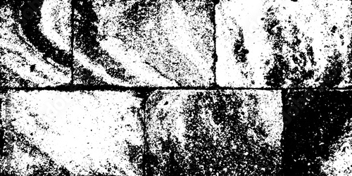 Textured concrete block seam pattern with recessed mortar grunge overlay effect