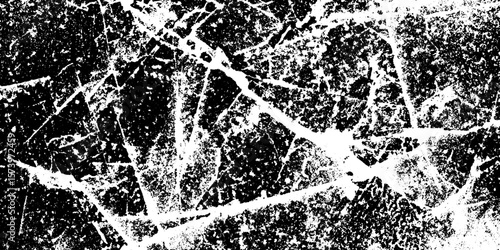 Cracked ice sheet texture with angular shards for distressed overlay design
