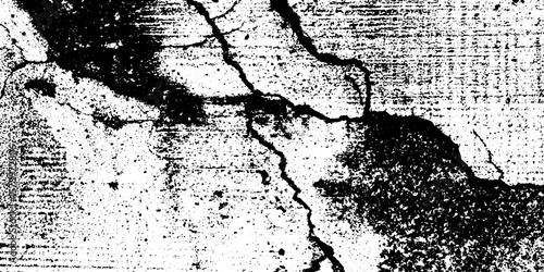 Cracked plaster ceiling with hairline fractures texture for design and overlay effects