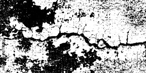 Distressed cracked plaster texture with hairline fractures for dynamic design effects