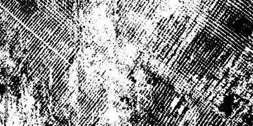 Distressed crosshatch fabric texture with irregular weave overlay for grungy design background