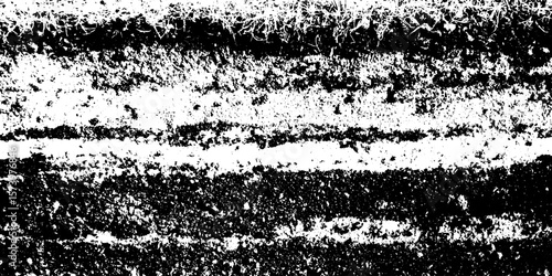 Dried grass turf cross section with soil texture for design and overlay effects
