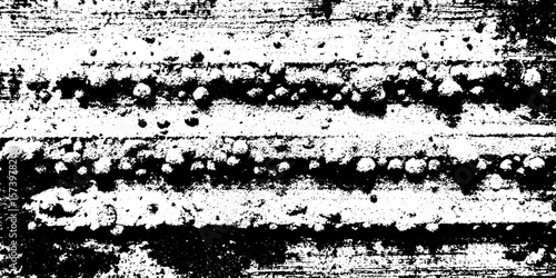 Textured drywall surface with compound taping ridges for grunge overlay effect
