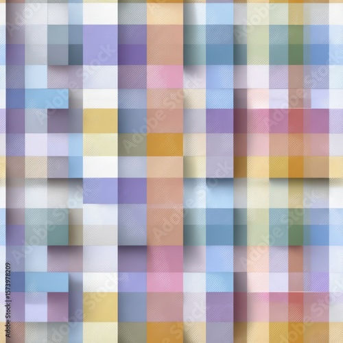 Colorful Abstract Pattern with Soft Textures and Various Shades