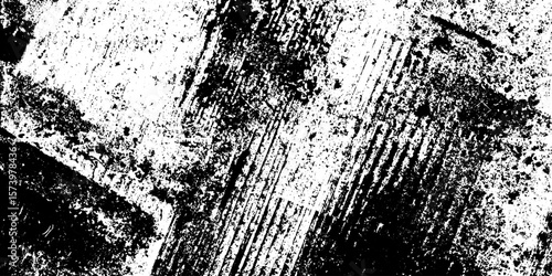 Industrial grunge texture with machining marks for design overlay and effects