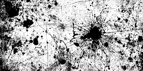 Ink splotch map background with random blot cluster for creative design projects