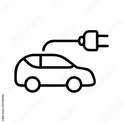 Eco Energy and Environmental Line Icons – Sustainable Power & Green Technology Vector Set