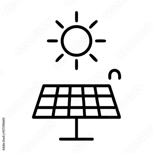 Eco Energy and Environmental Line Icons – Sustainable Power & Green Technology Vector Set