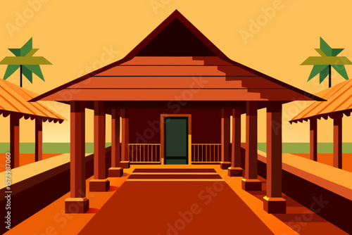 gazebo on the beach