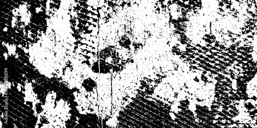 Industrial grunge background with dented oil drum and corrosive metal texture for creative overlays