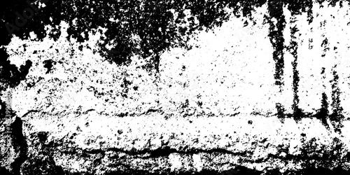 Urban decay texture with chipped concrete and exposed rebar for industrial design overlay