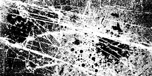 Vintage peeling sticker residue texture with gummy smears for creative design overlays