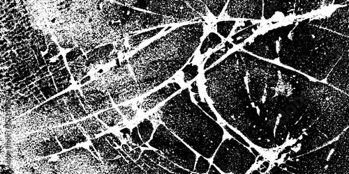 Peeling sticker residue with gummy smears on glass texture for artistic overlay