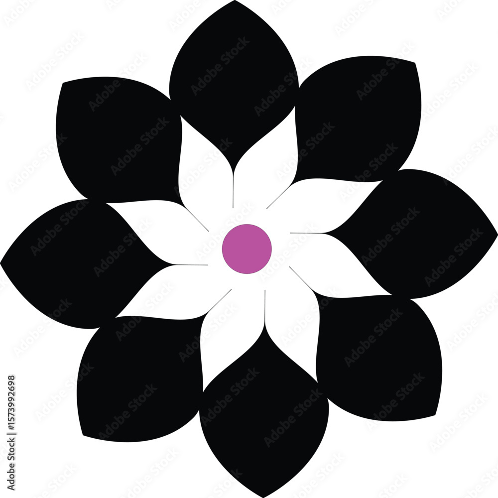 Fototapeta premium vector illustration of flower