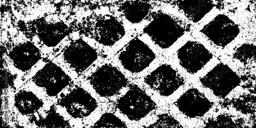 Rusty iron grate texture with heavy corrosion for overlay and grunge effects