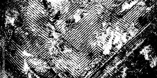 Distressed grunge pattern on embossed leather belt surface for sporty design overlay