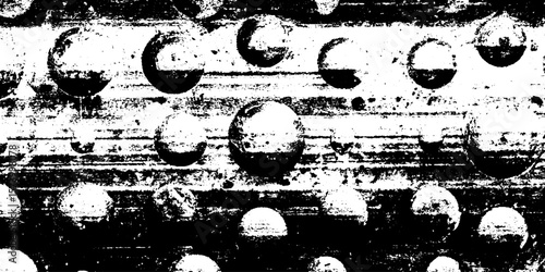 Grunge tactile braille texture with raised dots and distressed overlay effect