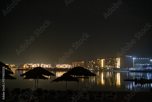 night view of the city