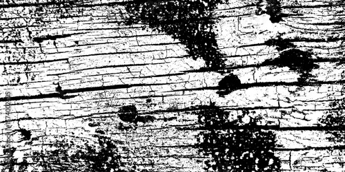 Weathered railroad tie wood texture with deep grooves and splinters for overlay design