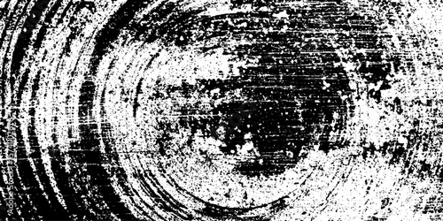 Weathered skateboard wheel surface texture with embedded grunge effect