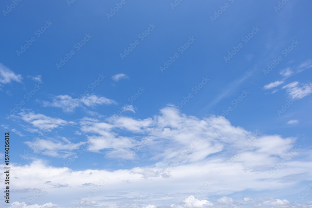 Fototapeta premium clear blue sky background,clouds with background. 