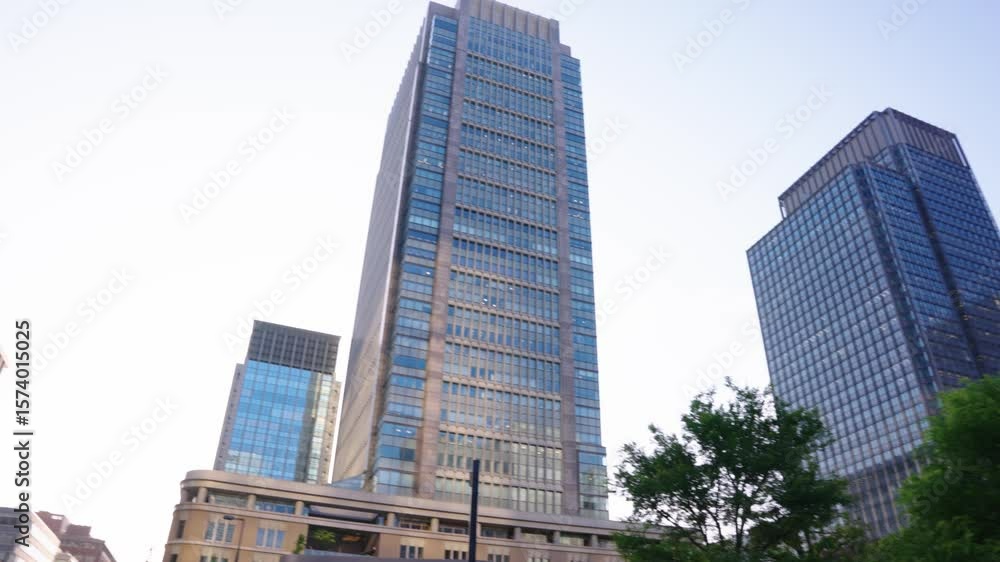 Tokyo Center District, Background Shot of City Tokyo Center District, Background Shot of City