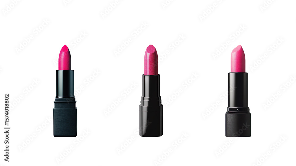 Fototapeta premium Pink Lipstick on a transparent background