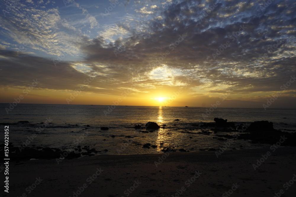 Obraz premium sunset on the sea