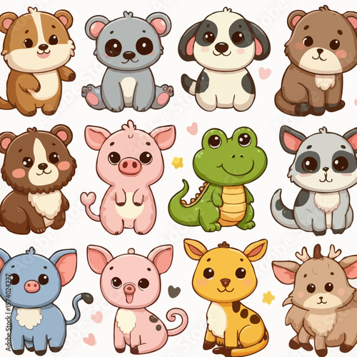 set of animals