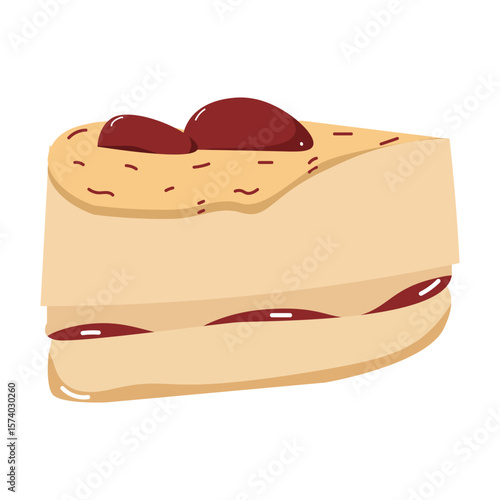 Peanut Butter Sandwich with Strawberry Jam
