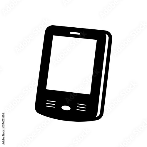 E Reader Clipart Vector Illustration